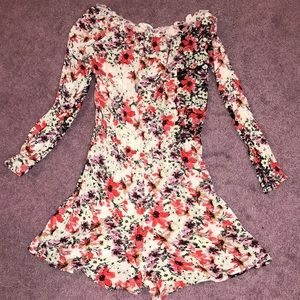 Floral Print Romper